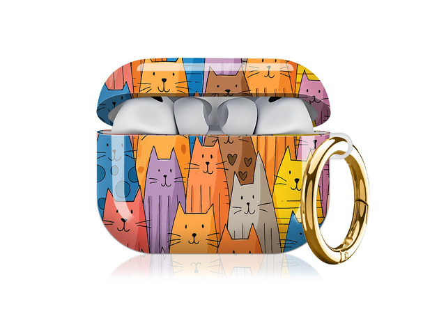 Compatible with AirPod Pro 3rd Generation Case 2025,Fashion Protective Cover with Keychain, Anti-Scratch, Drop Protection,Shockproof Cover for...