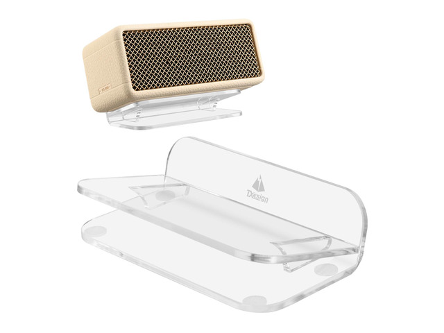 Desktop Stand Angle Riser for Marshall Emberton II/Beats Pill 2024/JBL Flip 7, Acrylic Speaker Holder Isolation Stands Base Bracket with Anti-Slip...