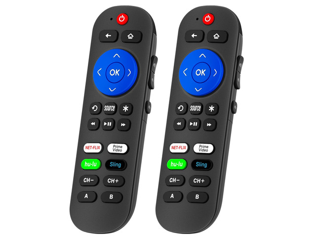 Programmable Remote for Roku Express 4K+, Express 4K Remotes with Volume Control for Roku Express Remote Replacement with Extra 9 Learning Keys...