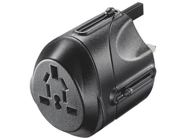 All-in-One Ground Travel Adapter Converter Series with USB Ports (Universal Travel Adapter)