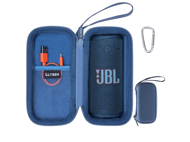 LTGEM Case for JBL Grip Portable Bluetooth Speaker Hard EVA Shell, Water-Resistant, Shock Protection, Scratch-Resistant Interior, Portable Travel...