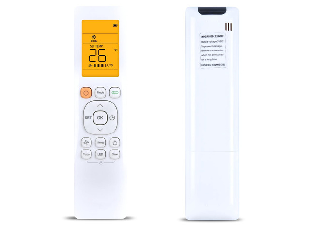 Remote Control for Samsung/Pioneer/Elgin/Midea/SENVILLE Air Conditioner RG10A4(D)/BGEF