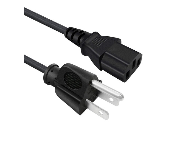 AC Power Cord Replacement for Rockville Rock Shaker 8 Subwoofer Power GIG RPG-8 RBG15FA/RBG18FA/BPA15/BPA10/BPA12/BPA8 Speaker 3 Prong 8ft C13 Cable