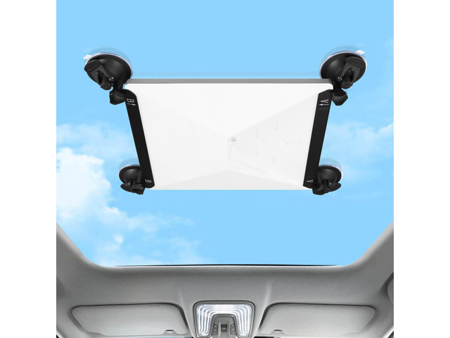Carbon Steel Brackets Mount for Starlink Mini Heavy-Duty Suction Cups, Secure Satellite Mounting Kit for Cars/RVs/Boats/Road Trips