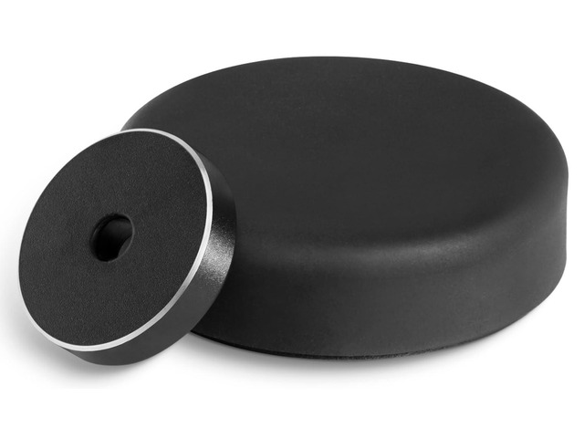 Record Weight Stabilizer with 45 RPM Adapter for 7' Vinyl & LP Low Profile to Fits Under Dust Cover