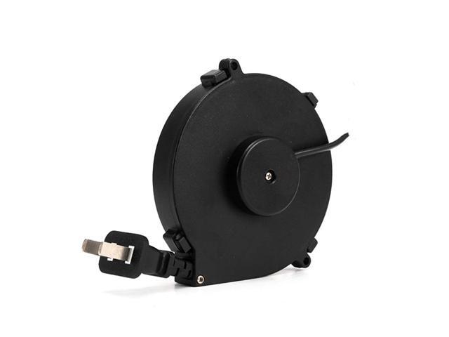 Automatic Retractable 2-Core Power Cord Reel PA6+ABS Fireproof V0 Material with 18AWG Cable for Home Appliances, Office Equipment, Cable Length -... Automatic Retractable 2-Core Power Cord Reel PA6+ABS Fireproof V0 Material with 18AWG Cable for Home Appliances, Office Equipment, Cable Length -...