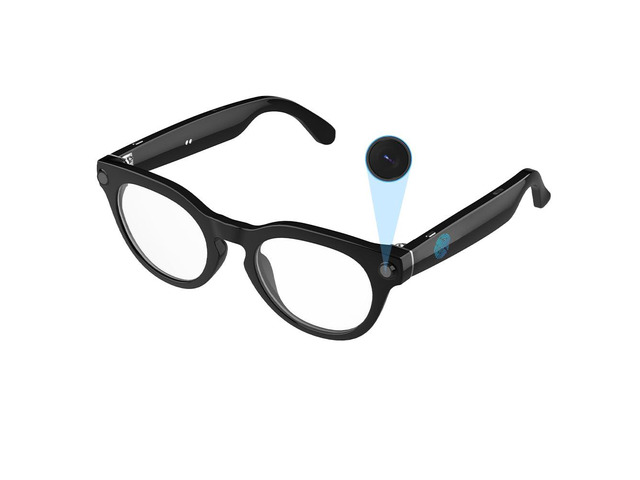 Al Smart Glasses,8MP Camera Glasses with Real-Time Translation &Object Analysis HD 1080P Video Recording,No WiFi Required for Travel, Sports,...