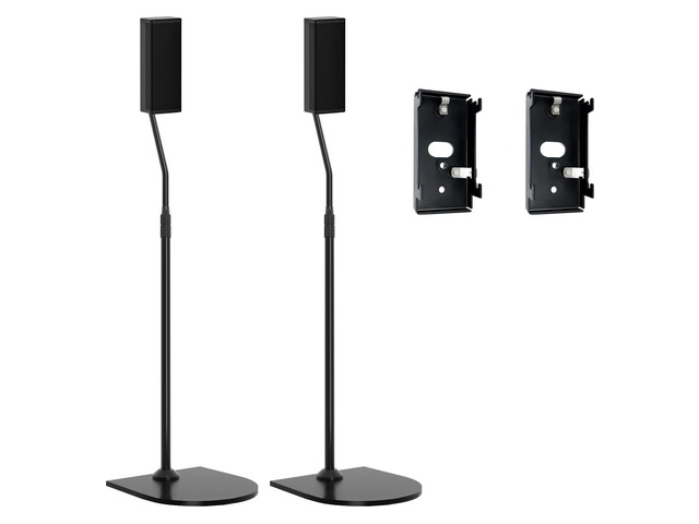 Adjustable Stand for Bose Speaker Stands with Slideconnect Bracket, for UB-20, UB-20 II, WB-50 II, UFS-20 II, UTS-20 II, CM520, CineMate II, GS II,...