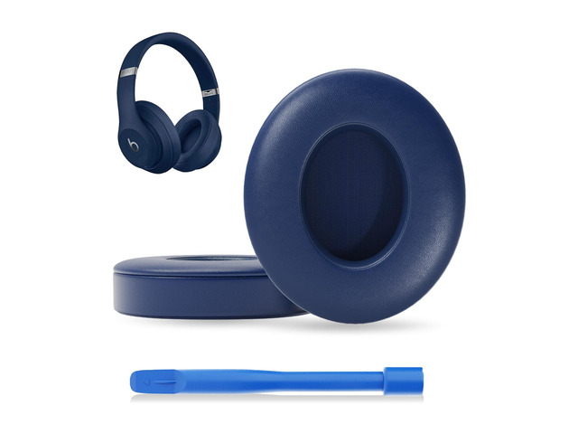 Replacement Ear Pads for Beats Studio 3 / Studio 2, EarPads for Studio3 / Studio2 Wireless Over-Ear Headphones, Blue