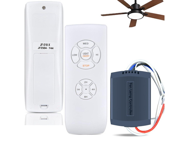 New Universal Remote Control Replacement for Hunter/Harbor Breeze/Westinghouse/Honeywell/QlACHlP Wireless Ceiling Fan lamp