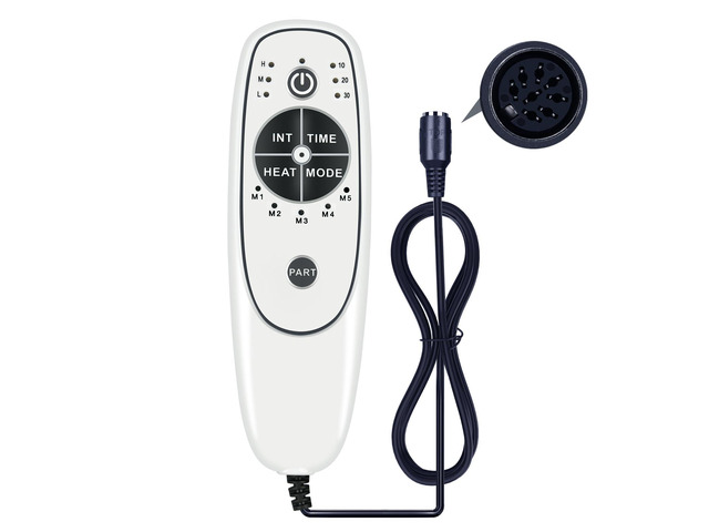 8 Pin Female Plug 6 Button Replacement DN-34C Remote Control with Huatean Home Rocker Recliner Chair 028 with Heat and Massage, for Lift Recliner...