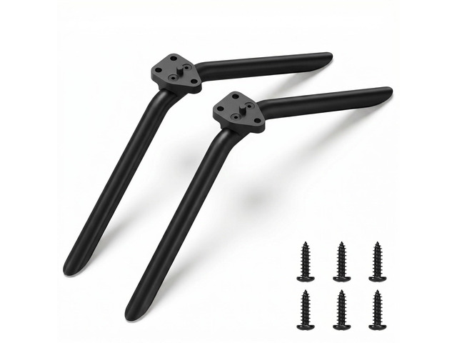 Metal TV Legs Only for Onn 100068378 & 100012587 Replacement TV Stand Legs for Onn Roku TV Listed wr Anti-Slip Pads, Easy Installation, Heavy Duty...