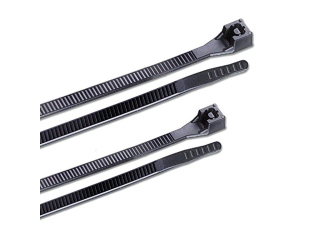 10097UVL Nylon Cable Tie Assortment, 4 in. & 8 in., Black