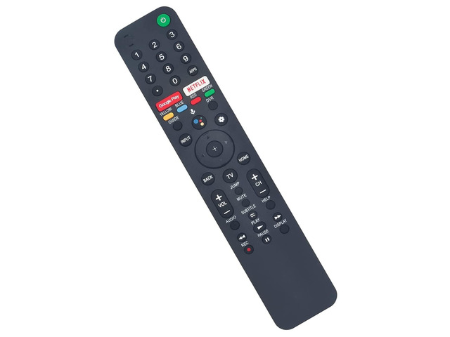 RMF-TX500U Voice Remote for All Sony TV, Replacement Remote for All Sony LCD LED HDTV Smart TV with Google Play, Netflix Buttons