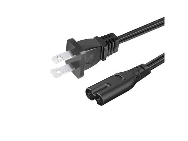 AC Power Cable 2 Prong Cord 8.2ft Replacement for Samsung MX-ST90B Speaker Replacement for Samsung MX-ST40B, MX-ST50B, MXT40, MX-T40, MXT50,...