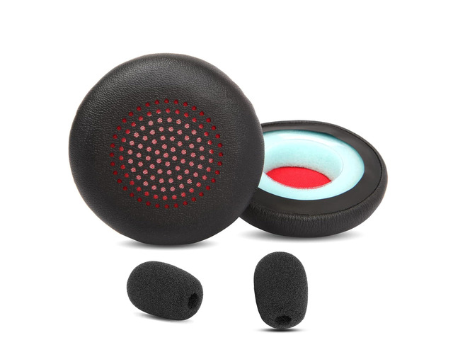 Earpads Cushion Replacement Compatible with Poly Voyager 4310 UC/Voyager 4320 UC/Voyager Focus UC B825/Voyager Focus 2 UC USB-A/Plantronics Poly...