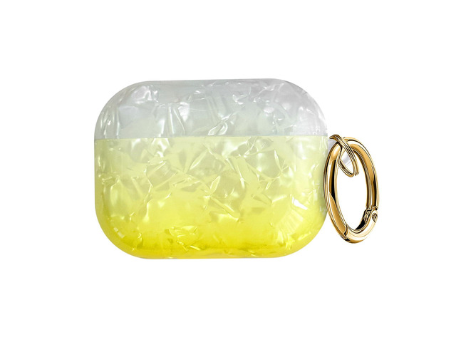 Compatible with AirPods Pro 3 (2025) Case Soft TPU with Cute Golden Keychain Cover Leopard Paint Case for Girls Women for Airpod Pro 3 - Gradient...