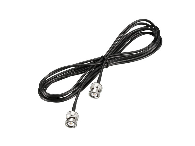 BNC Male to Male Coaxial Jumper Cable 50 ohm 10 feet RG174