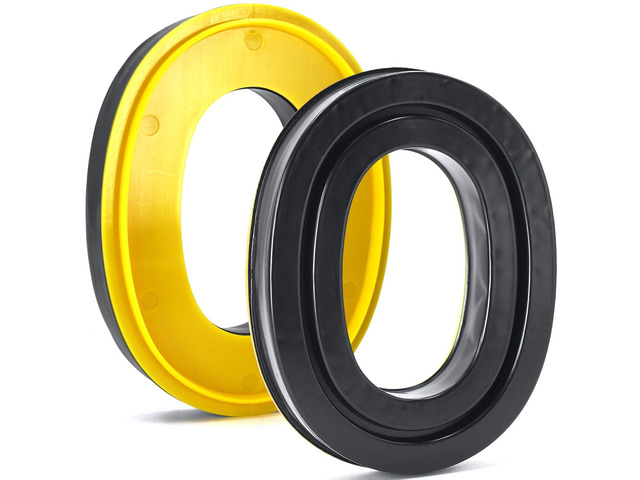 Silicone Gel Earpads for 3M WorkTunes(90543, 90544, 90542)-Yellow Also for Peltor Sport(Tactical TAC 100/300/500, 90565, 90566, 97040, 97041,...