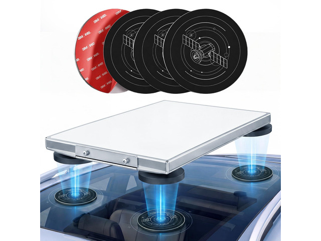 Adhesive Metal Discs 4PCS for Starlink Mini & Gen 3 Magnetic Mount Plates for Car Truck RV SUV Aluminum/Glass Cab Roof, Starlink Mounting...