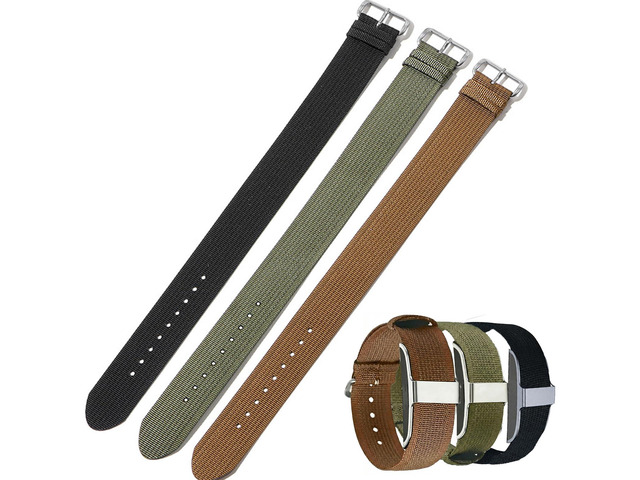Replacement Straps Compatible with Hume Health Band - Adjustable Soft Woven Nylon & Adjustable Clasp Buckle & Loop Closure for Secure, Strap...