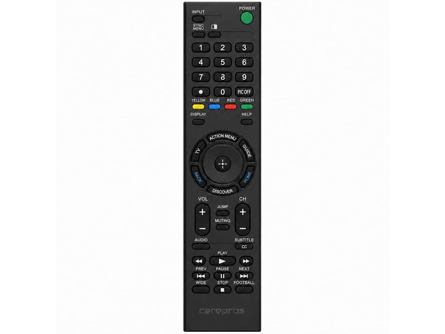 Replacement TV Remote Control for Sony NSX-40GT1 KDL-32L5000 KDL-48R510C NSX-46GT1 XBR-55X800E KDL-40R510C XBR-43X800E TV Model Numbers