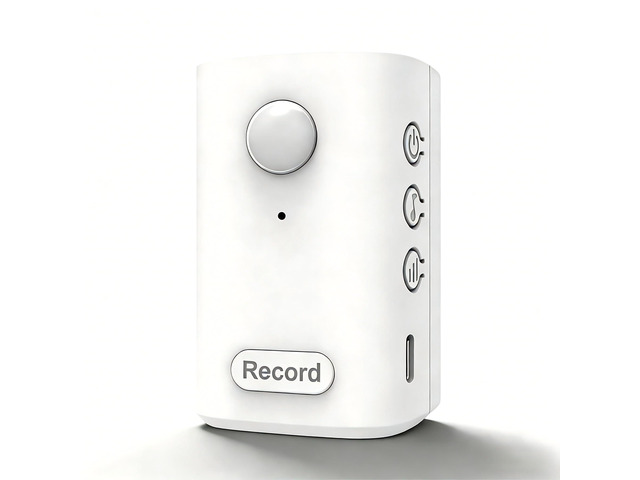 120-degree PIR Sensor recordable Motion Sensor Speaker, Talking Products Voice recordable, Motion Alarm Sensor Voice Recorder with USB Cable,...
