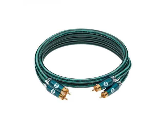M/M Digital Audio Coaxial Cable [Silver-Plated Copper Core 17AWG], RCA Coaxial Cable, 2RCA Male to 2RCA Male L/R Sound Digital Coaxial Audio...