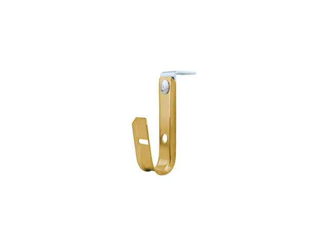 3/4 Inch Heavy Duty Metal Cable & Wire Support J-Hook Hangers W/Angle Clip, attaching horizontal surfaces (Ceilings, beams K) & 1/4 inch threaded...