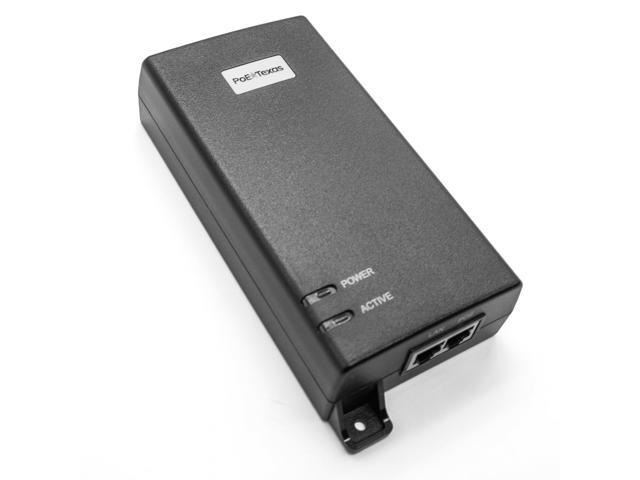 Single-Port 802.3bt PoE++ Injector, 55V 60W, 6kV Surge 802.3bt PoE++ Single Port 4 Pair Power Over Ethernet Injector - Active PoE Adapter 55V 60W...