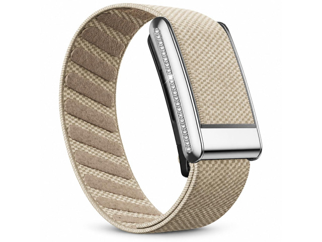 Nylon Replacement Wristband Compatible with WHOOP 5.0, One, Peak & Life, Adjustable Elastic Strap with Cubic Zirconia-Accented Clasp, Not for Gen...