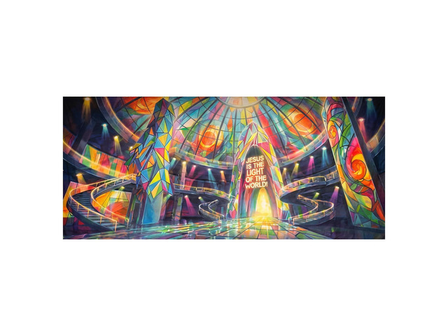 Rainforest Falls VBS 2026 Background,Stage,6x18 Ft Rainforest Falls VBS 2026 Background,Stage,6x18 Ft