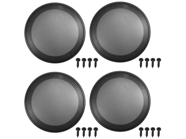 4Pcs 6.5' Speaker Subwoofer Grill Cover, Metal Frame with Metal Mesh Car Audio Speaker SubWoofer Waffle Grill Cover Guard Protector for Cabinets,...