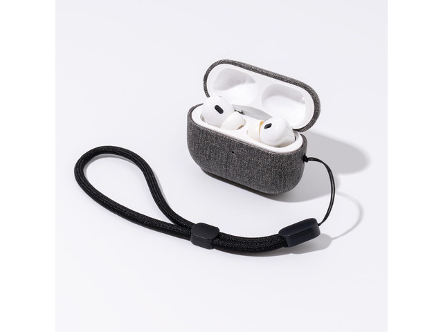 for AirPods Pro 2 Case Slim Hard Cover Compatible with Airpods Pro 2nd / 1st Generation Synthetic Canvas Leather Full Drop Protection Cover...