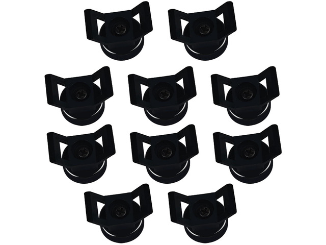 Magnet Zip Tie Mount Clips Magnetic Zip Ties Mount Holder 25LBS Strong Multipurpose Wire Cable Holder Mount Wire Clips Management for Home Office...