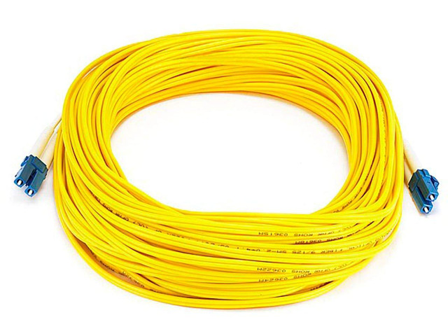 Fiber Optic Cable, LC/LC, Single Mode, Duplex - 25 meter (9/125 Type) - Yellow