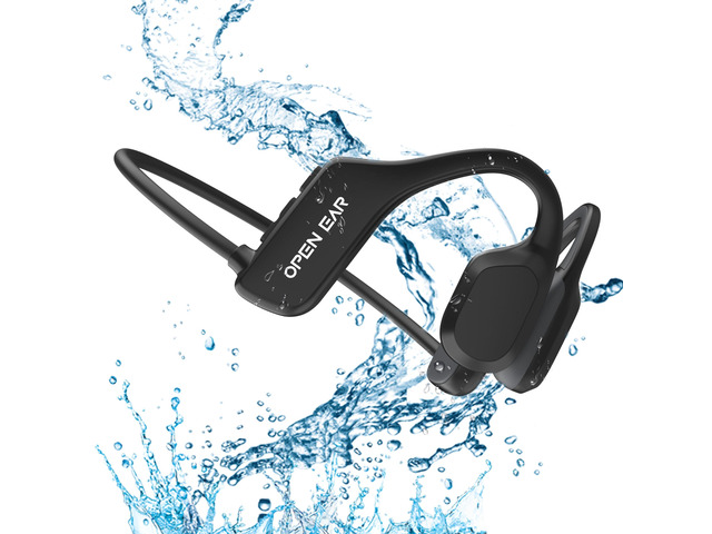 Bone Conduction Headphones IP68 Swimming Waterproof Dustproof Sweatproof MP3 Player Headset Underwater Music Player 8GB 1000 Songs, Open-Ear...