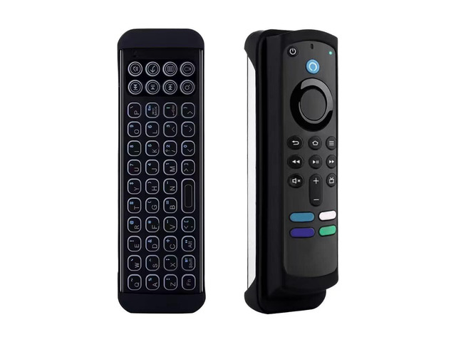 Mini Bluetooth Keyboard Wireless with Remote Case For Amazon Firestick, Fire TV Stick /4K/Lite/Cube, Fire TV 3rd Gen, Echo Show 15