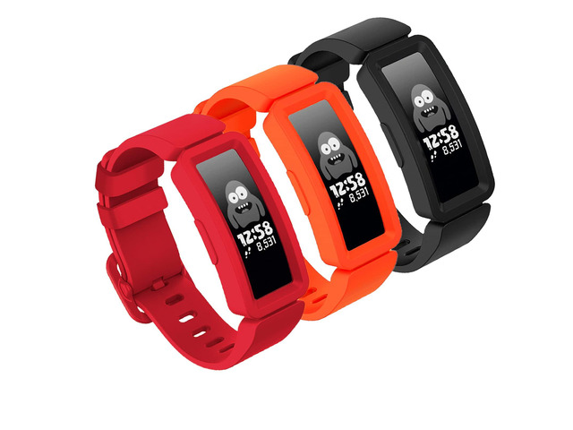 Compatible with Fitbit Ace 2 Bands for Kids 6+, Soft Silicone Waterproof Bracelet Accessories Sport Strap Boys Girls bands Compatible for Fitbit Ace 2