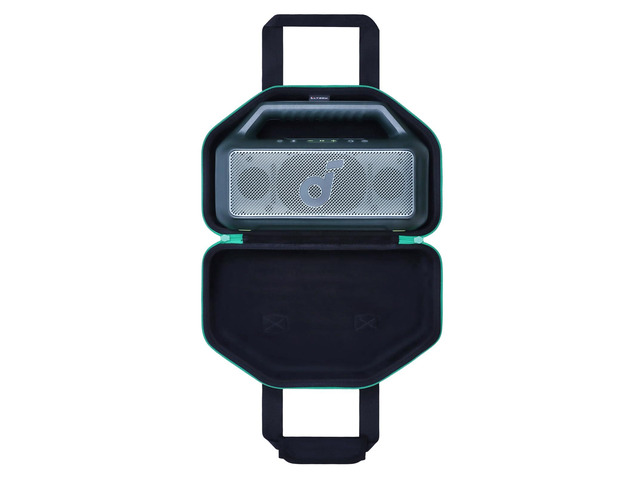 LTGEM Case for Soundcore Boom 2 by Anker Speaker, Green+Blue Trim Portable Speaker Protection Bag