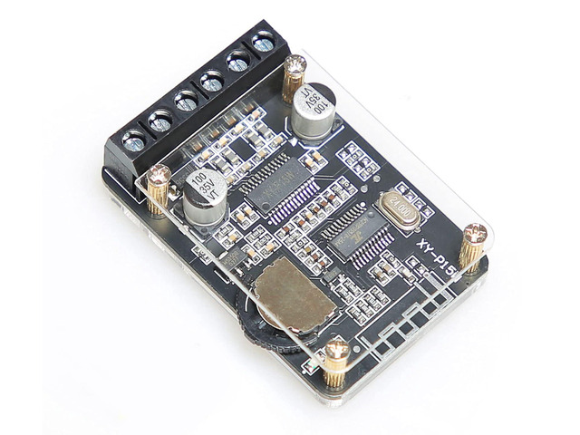 Bluetooth Power Amplifier Board 2.0 Dual Channel Stereo Wireless Mini Amp Module with Protective Shell(XY-P15W)