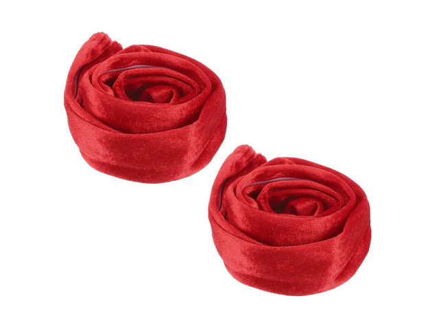 2.6ft Chandelier Chain Cord Cover, 2 Pcs Velvet Cloth Fabric Chain Sleeve Decorative Cord Covers for Chandelier Wires Swing Cable, Hook and Loop...