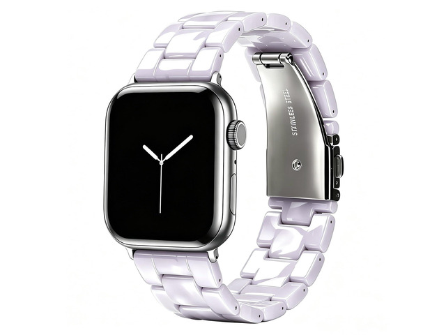 Resin Band Compatible with Apple Watch Band for Women 38mm 40mm 41mm 42mm 44mm 45mm 46mm 49mm Fashion Lightweight Strap for iWatch Series...