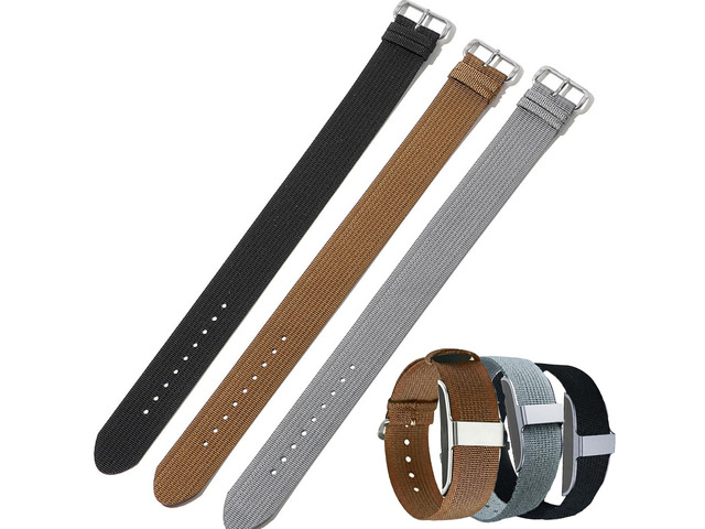 Replacement Straps Compatible with Hume Health Band - Adjustable Soft Woven Nylon & Adjustable Clasp Buckle & Loop Closure for Secure, Strap...