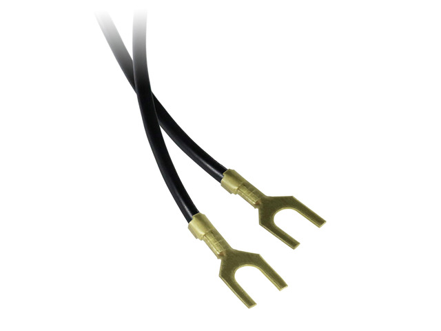 Dual Spade Turntable Ground Wire, 3 Feet (GW03)
