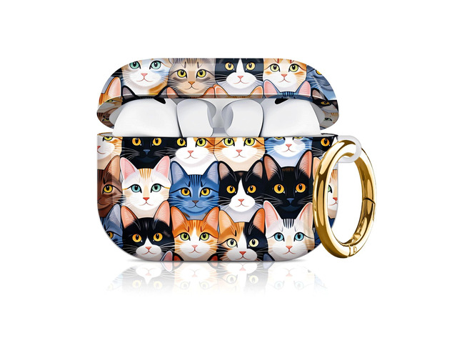 Compatible with AirPod Pro 3 Case 2025,Shockproof Hard Protective Case,Wireless Charging Compatible, Trendy Elegant Design Cover for Women...