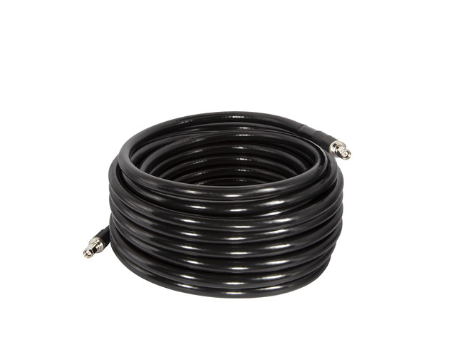 LMR400 30' (10m) Ultra-Low Loss SMA Extension Cable - 50, Male-to-Female, Black, Suitable for RF Applications, Ham Radios, SDR Systems, Industrial...