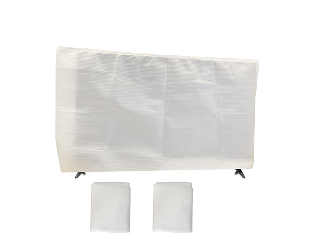 2 Pack Large Foam Flat Screen TV Cover(Fits TV Screens up to 70'-75') 70' L x 42' W Cushion Foam Wrap Pouches
