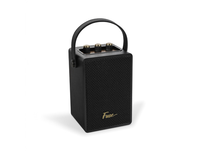 Andle Vintage Retro Bluetooth Speaker with Vegan Leather Handle Portable Speaker with Smartphone Connection USB & AUX Input Stylish Black...