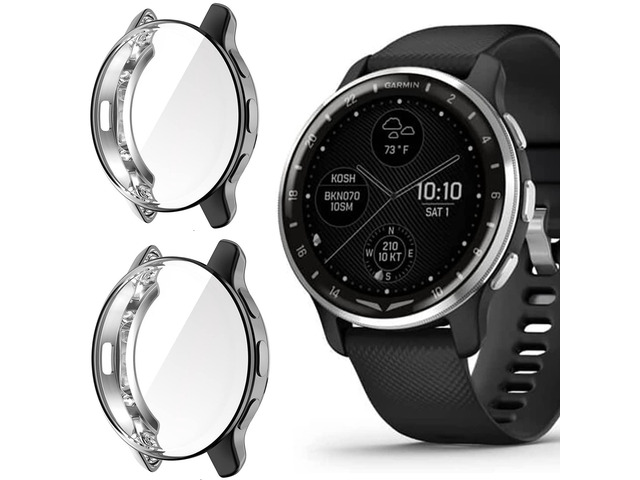 Compatible for Garmin D2 Air Case, All-Around Protective TPU Bumper Cover Screen Protector Case Cover Compatible for Garmin D2 Air X10